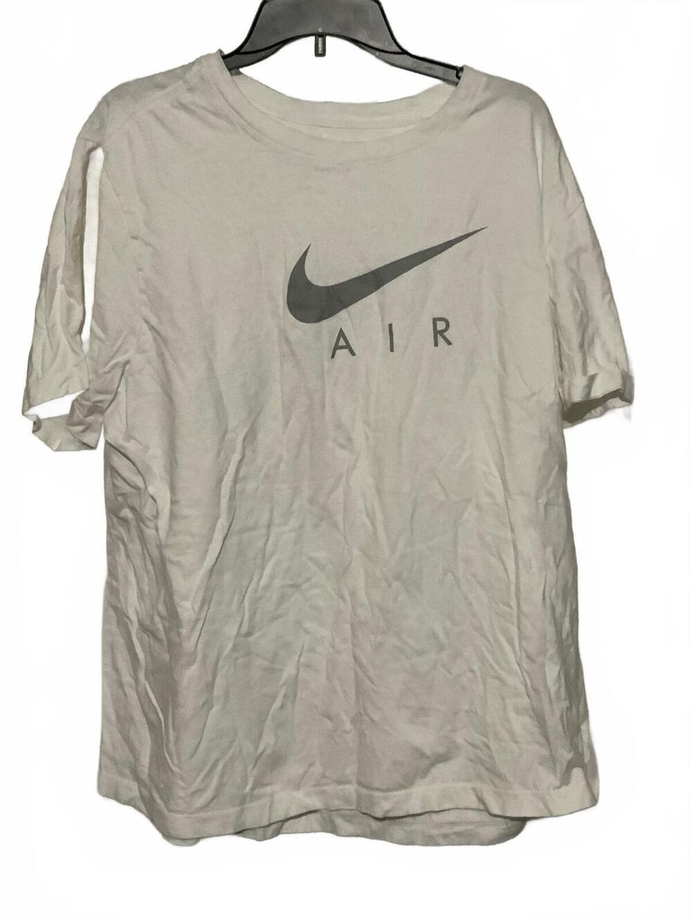 Nike Air White T-Shirt with Black Logo